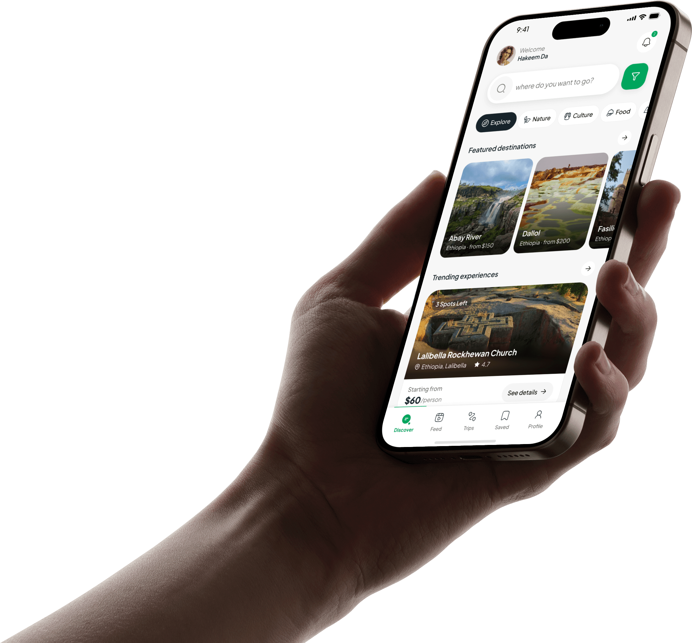 The Turify app open on a phone
